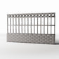 Diorama model-making product photo 0: Diorama garden: Decorative park fence with ring ornaments (Ref. 580D)