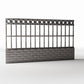 Diorama model-making product photo 3: Diorama garden: Decorative park fence with ring ornaments (Ref. 580D)