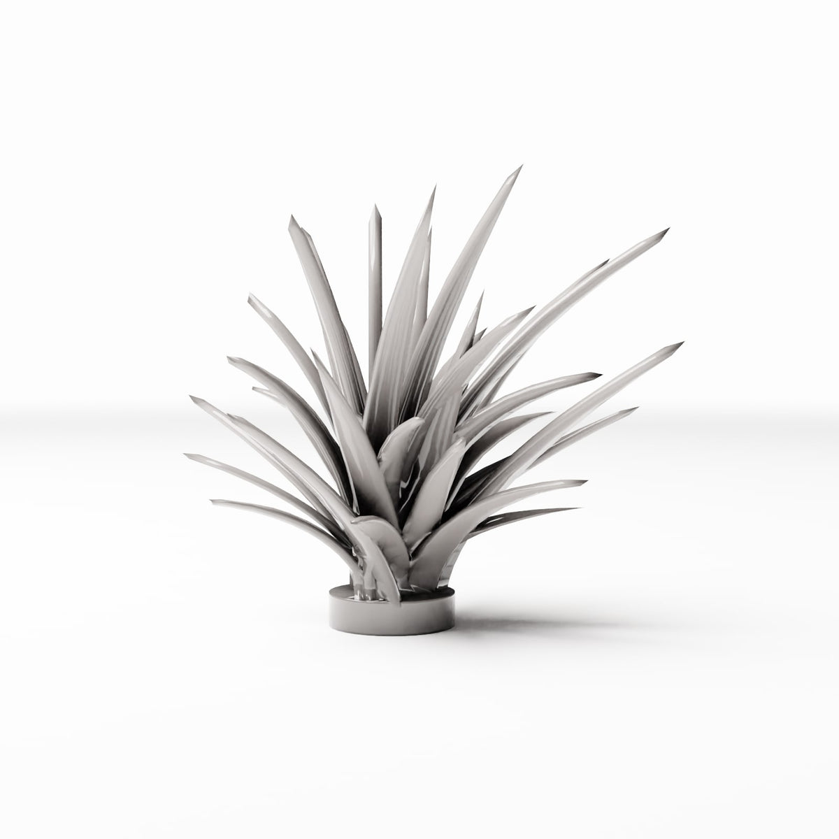 Diorama model-building product photo 2: Diorama plants: Rosette plant in a flower pot (Ref. 582D)