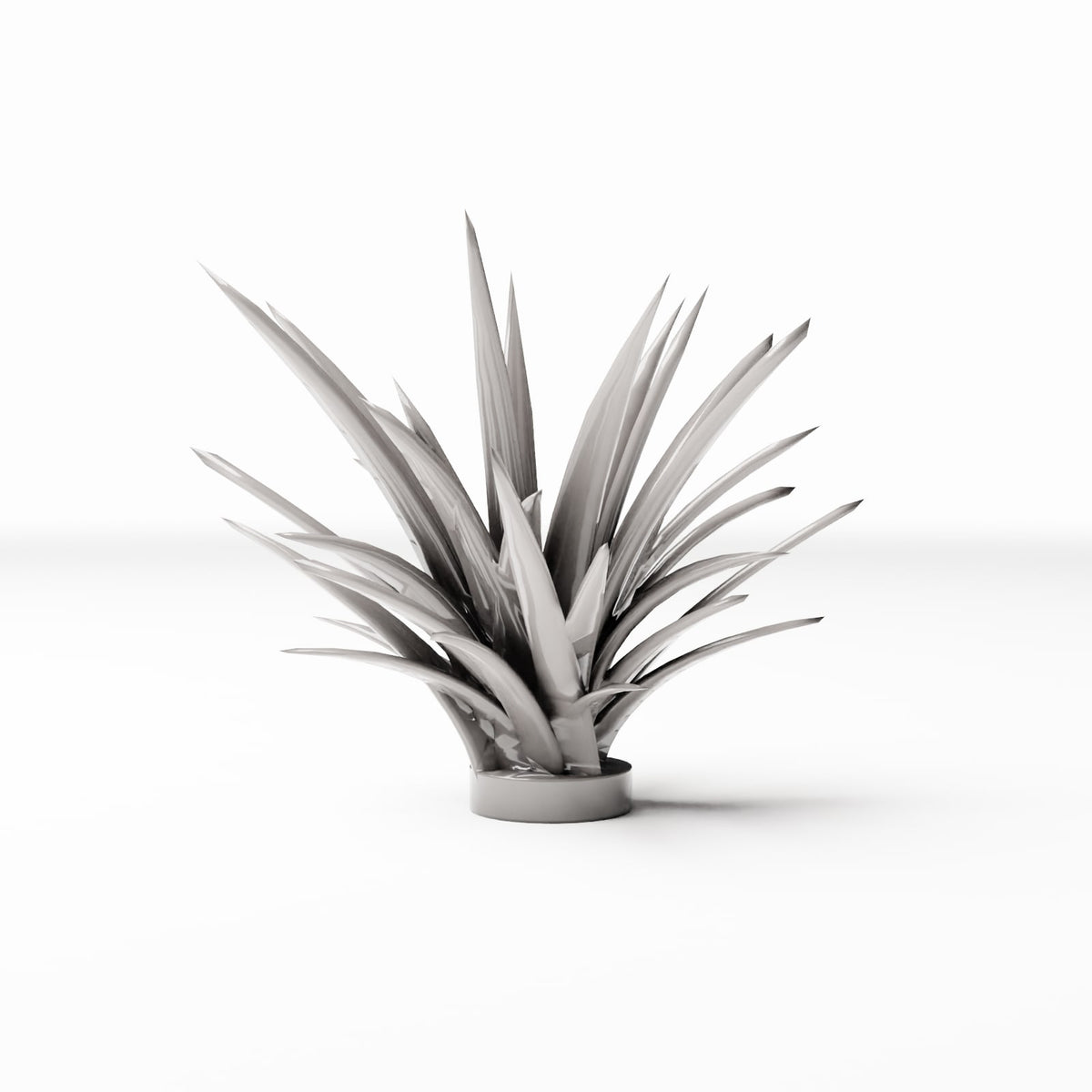 Diorama Model Building Product Photo 3: Diorama Plants: Rosette Plant in Flowerpot (Ref. 582D)