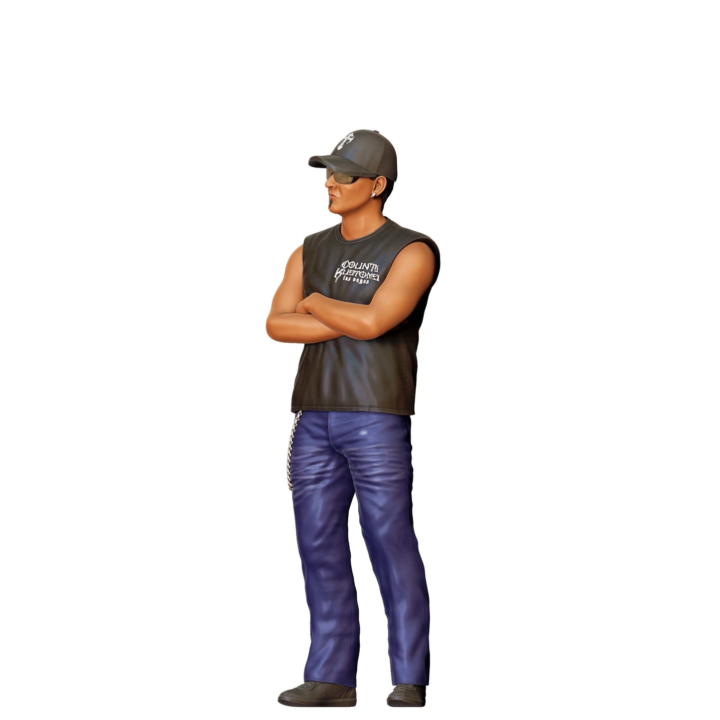 Diorama model building product photo 0: Car tuner - men in the car workshop 5 (Ref. No. 315)