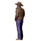 3DP Miniatures 3: Stehende Figur: Cowgirl mit Hut, Jacke & Stiefeln, Hände in den Taschen (Ref. Nr. 460)