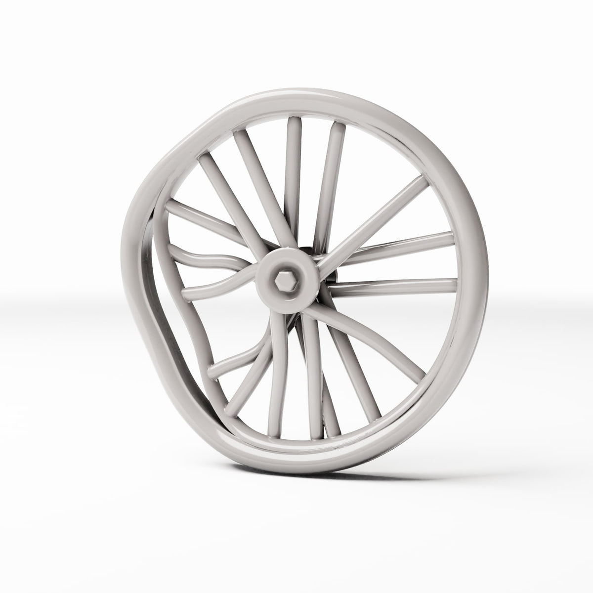 Diorama model-building product photo 0: Street Diorama: Damaged Bicycle Wheel (Ref. 601D)