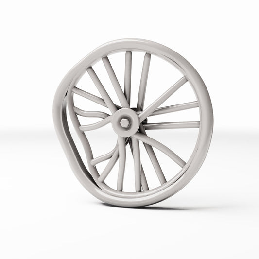Diorama model-building product photo 0: Street Diorama: Damaged Bicycle Wheel (Ref. 601D)