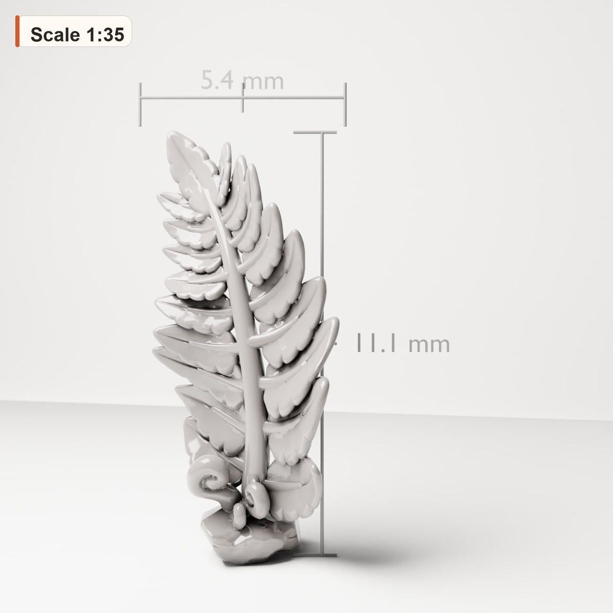 Diorama model-building product photo 0: Diorama Plant: Fern Plant with Fronds (Ref. 60D)