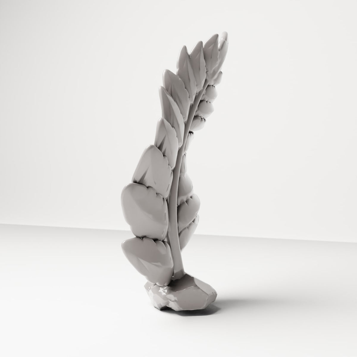 Diorama model-building product photo 2: Diorama Plant: Fern Plant with Fronds (Ref. 60D)