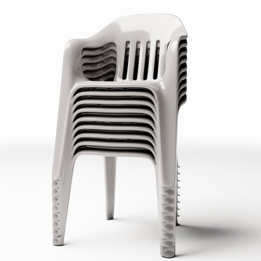 Diorama model-building product photo 0: Diorama Furniture: Stackable Plastic Chairs (Ref. 654D)