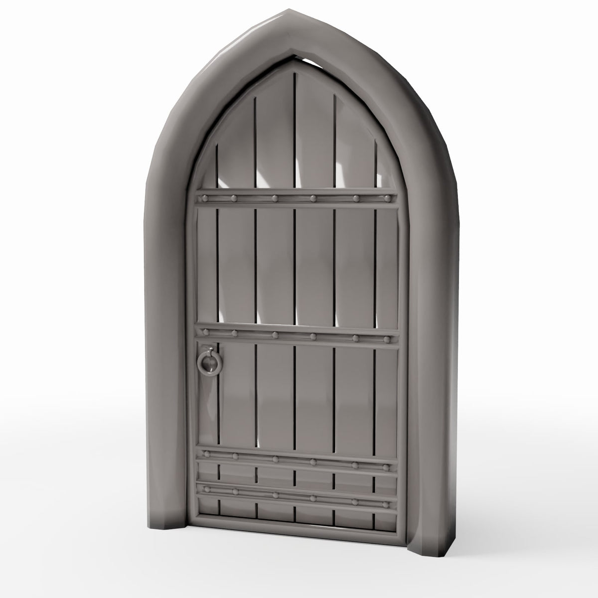 Diorama model-building product photo 0: Diorama Building: Gothic Church Door with Door Knocker (Ref. 658D)
