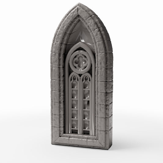 Diorama model-building product photo 0: Diorama Architecture: Narrow Pointed-Arch Church Window (Ref. 665D)