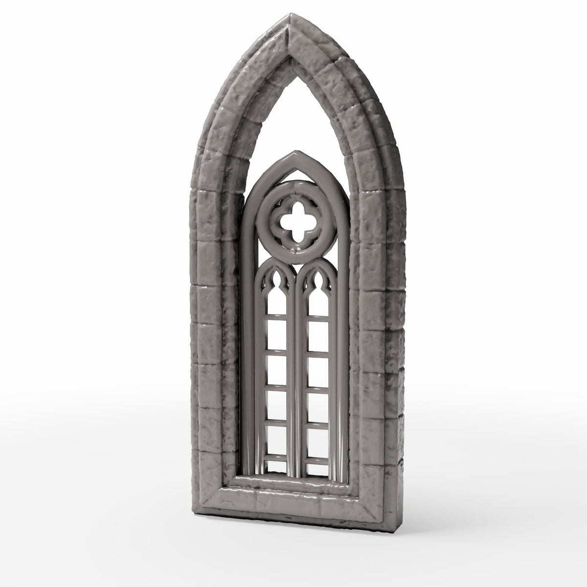 Diorama model-building product photo 0: Diorama Building: Narrow Gothic Church Window (Ref. 666D)