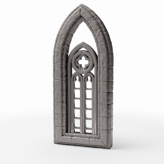 Diorama model-building product photo 0: Diorama Building: Narrow Gothic Church Window (Ref. 666D)