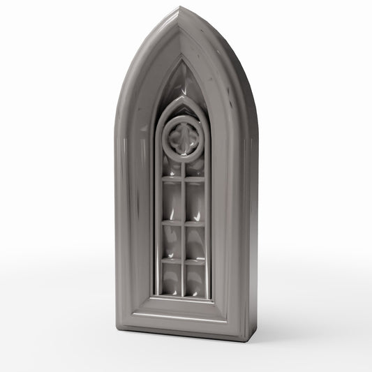 Diorama model-building product photo 0: Diorama Buildings: Narrow Gothic Church Window (Ref. 667D)