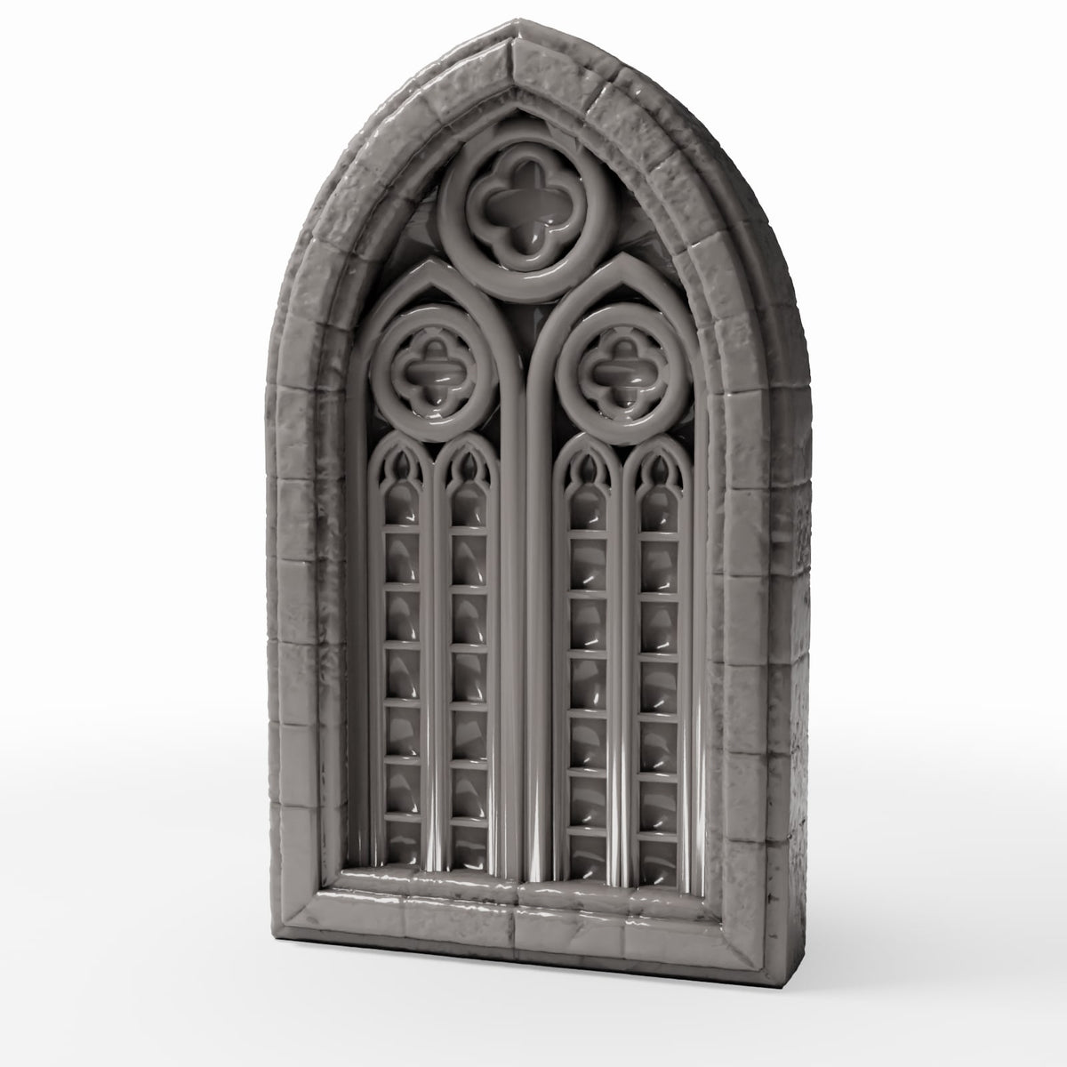 Diorama model-building product photo 0: Diorama Building: Wide Gothic Church Window (Ref. 678D)
