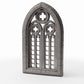 Diorama model-building product photo 0: Diorama Building: Gothic Church Window as a Half-Window Element (Ref. 679D)