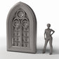 Diorama model-building product photo 1: Diorama Building: Gothic Church Window with Tracery (Ref. 680D)