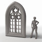 Diorama model-building product photo 1: Diorama Building: Gothic Church Window with Tracery (Ref. 681D)
