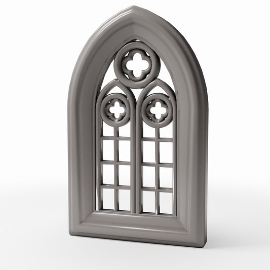 Diorama model-building product photo 0: Diorama Building: Gothic Church Window with Tracery (Ref. 681D)