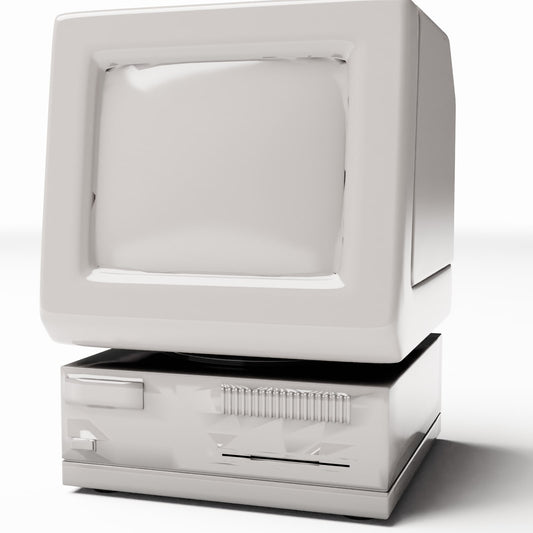 Diorama model-building product photo 0: Diorama Furnishings: 1990s Computer (Ref. 689D)