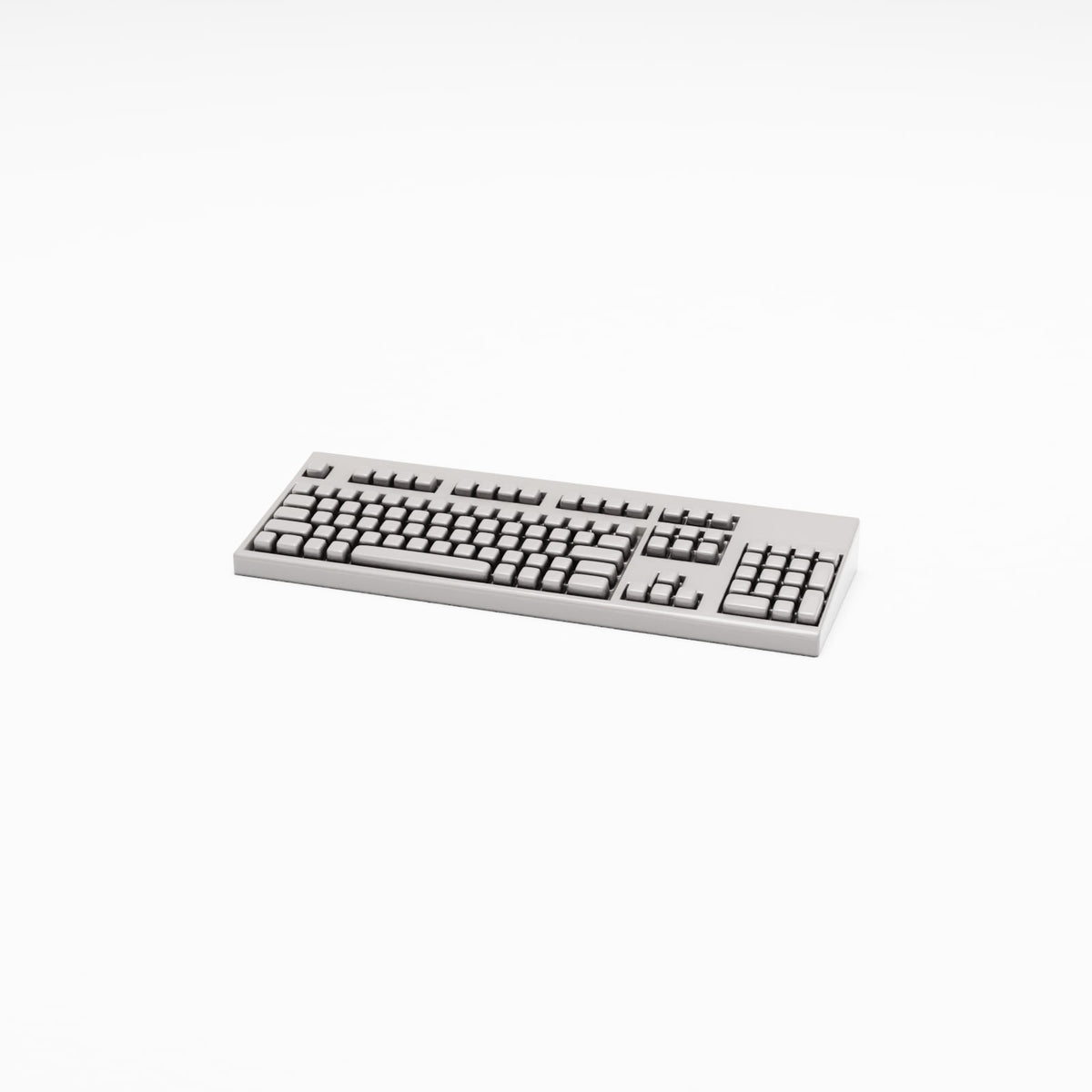 Diorama model-building product photo 0: Diorama Furnishing: 1990s Computer Keyboard (Ref. 690D)