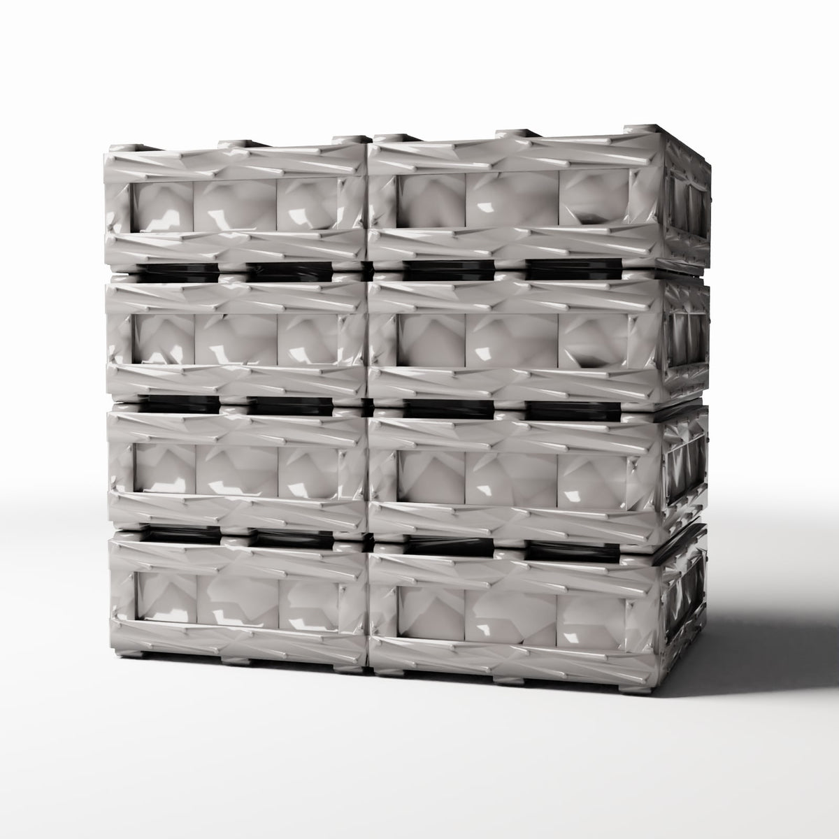 Diorama model-building product photo 0: Diorama Storage: Stack of Wooden Crates (Ref. 696D)