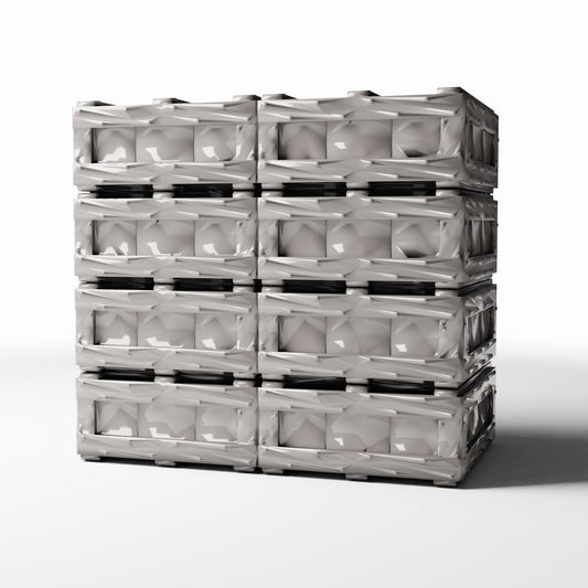 Diorama model-building product photo 0: Diorama Storage: Stack of Wooden Crates (Ref. 696D)