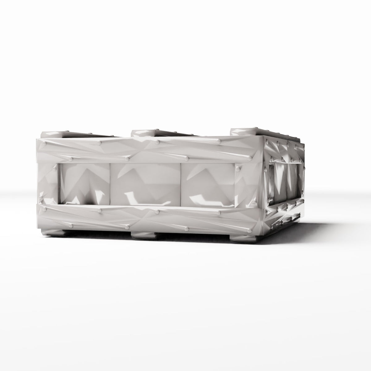 Diorama model-building product photo 0: Diorama Storage: Closed Wooden Crate (Ref. 697D)