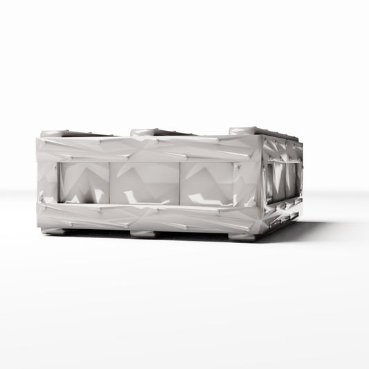 Diorama model-building product photo 0: Diorama Storage: Closed Wooden Crate (Ref. 697D)