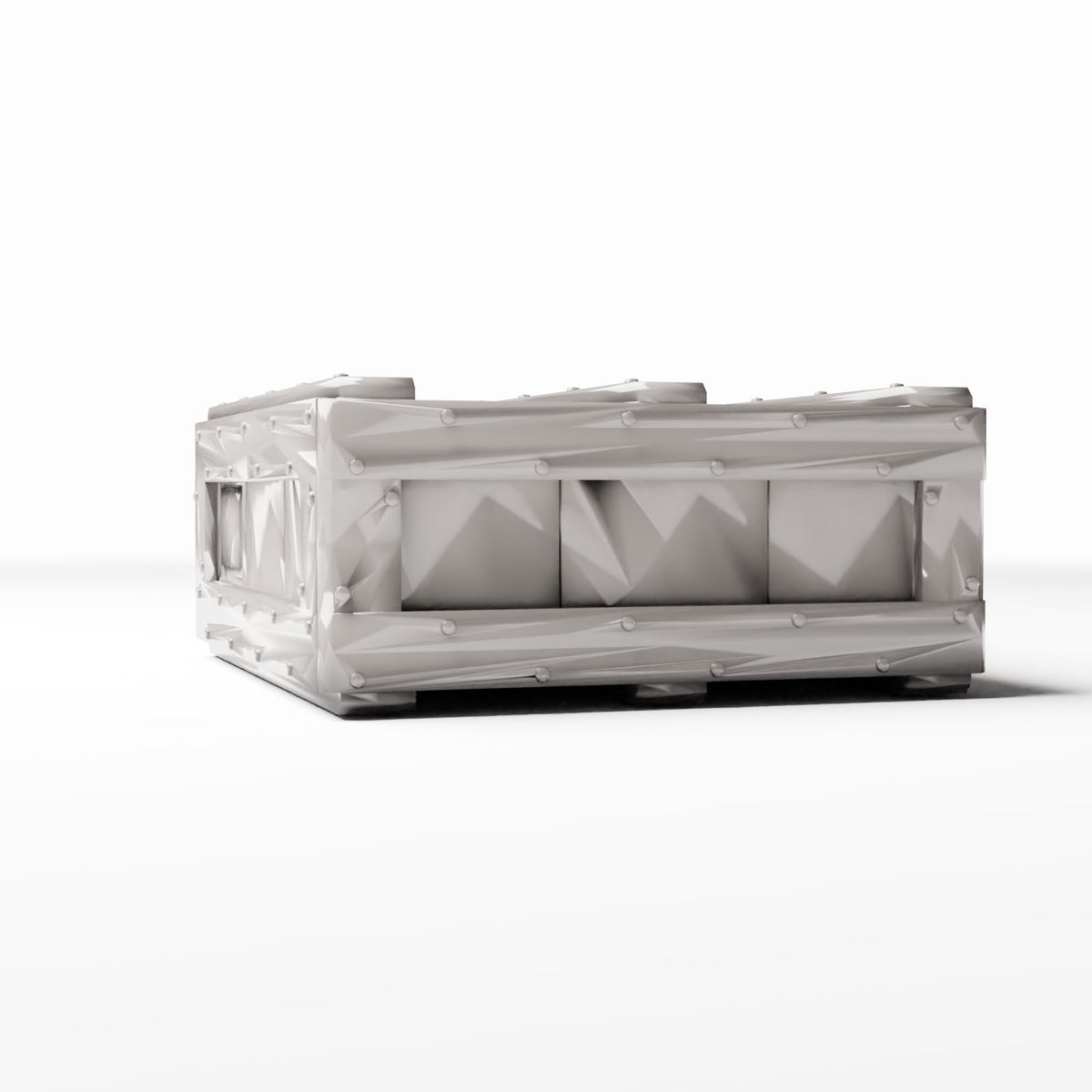 Diorama model-building product photo 3: Diorama Storage: Closed Wooden Crate (Ref. 697D)