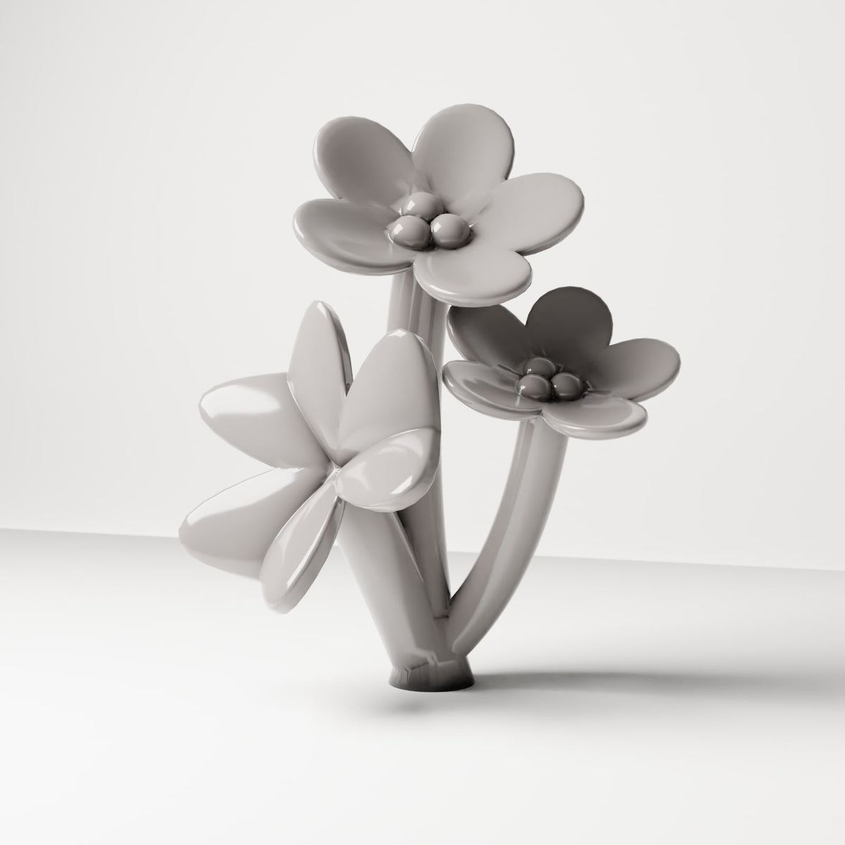 Diorama model-building product photo 1: Diorama Plant: Oxalis Clover with Flowers (Ref. 70D)