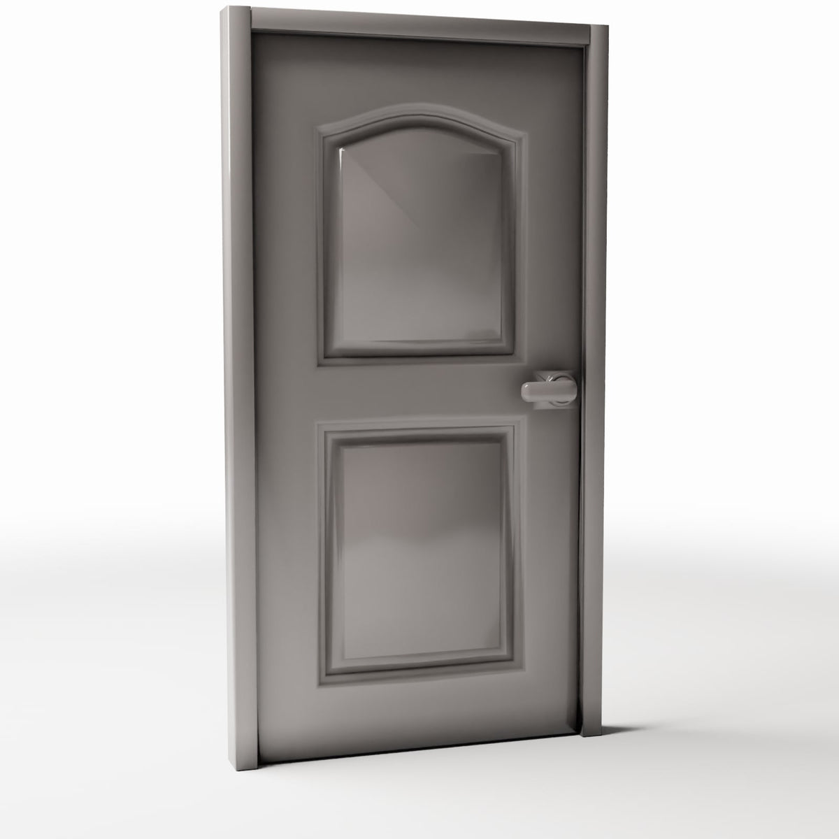 Diorama model-building product photo 3: Diorama Building: Interior Door with Decorative Panels (Ref. 713D)