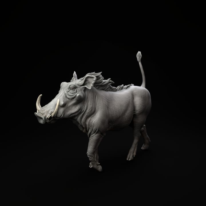 Produktfoto Tierfigur Animal Den Miniatures 1: Wildtier Tierfigur: Afrikanisches Warzenschwein (25_08_13)