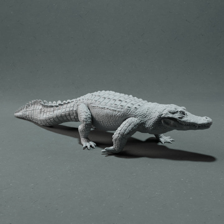 Product photo animal figure Animal Den Miniatures 1: swamp animal figure: Mississippi alligator (22_10_12)