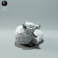 Animal figure product photo Animal Den Miniatures 1: Polar animal figure: Arctic fox - sleeping (22_12_16)