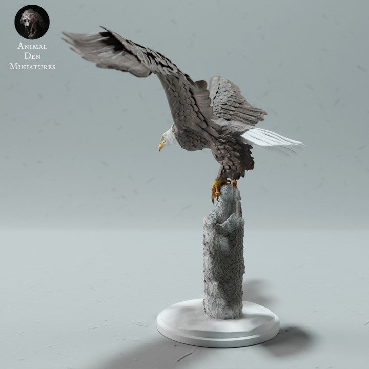 Product photo animal figure Animal Den Miniatures 2: Wild bird animal figure: Bald eagle (23_01_13)