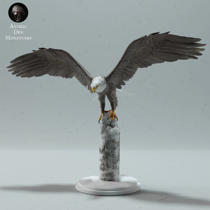 Product photo animal figure Animal Den Miniatures 3: Wild bird animal figure: Bald Eagle (23_01_13)