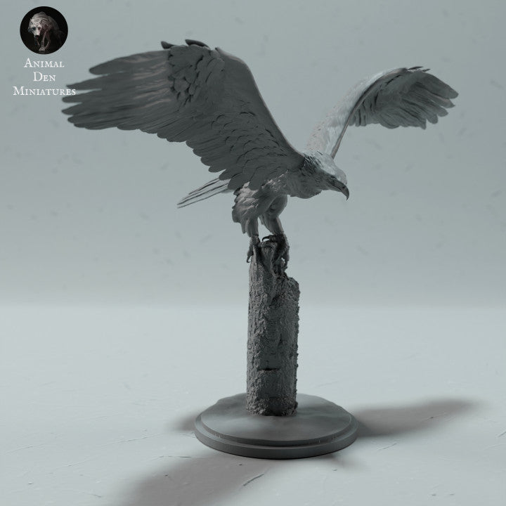 Product photo animal figure Animal Den Miniatures 4: Wild bird animal figure: Bald Eagle (23_01_13)