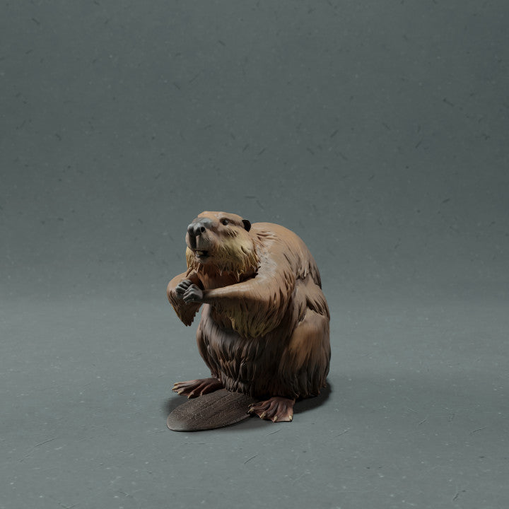 Produktfoto Tierfigur Animal Den Miniatures 0: Wildtier Tierfigur: Kanadischer Biber (22_10_07)