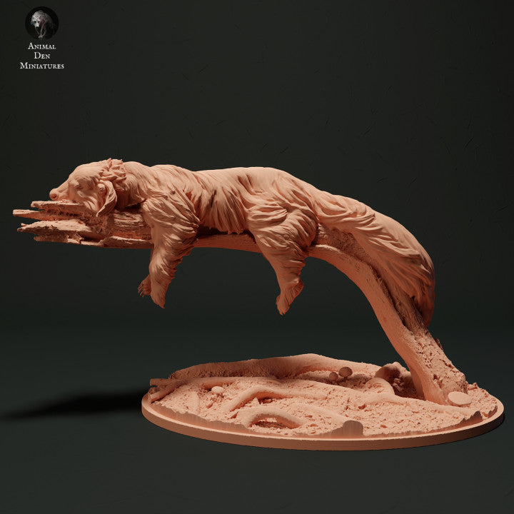 Produktfoto Tierfigur Animal Den Miniatures 0: Wildtier Tierfigur: Binturong - schlafend (23_05_06)