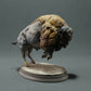 Product photo animal figure Animal Den Miniatures 4: Wild animal figure: American bison - attacking (22_10_14)