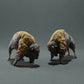 Product photo animal figure Animal Den Miniatures 0: Wild animal figure: American bison - fighting (22_10_13)