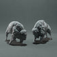 Product photo animal figure Animal Den Miniatures 1: Wild animal figure: American bison - fighting (22_10_13)