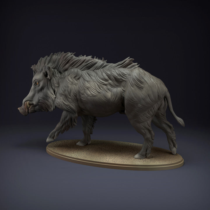 Product photo animal figure Animal Den Miniatures 1: Wildlife animal figure: Indian wild boar (22_08_09)