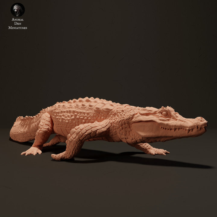 Product photo animal figure Animal Den Miniatures 0: Reptile animal figure: Black caiman (23_06_05)