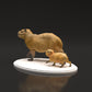Product photo animal figure Animal Den Miniatures 1: Wild animal figure: Capybaras (22_06_05)