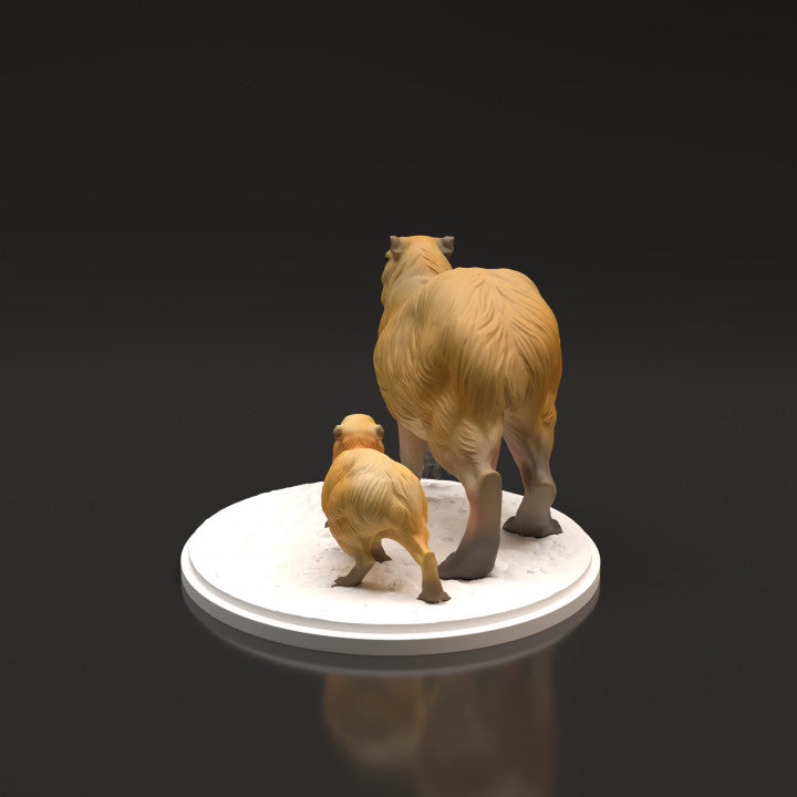 Product photo animal figure Animal Den Miniatures 2: Wild animal figure: Capybaras (22_06_05)