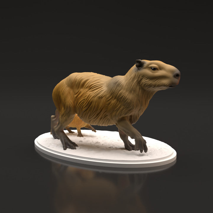 Product photo animal figure Animal Den Miniatures 4: Wild animal figure: Capybaras (22_06_05)