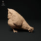 Product photo animal figure diorama, model building: 0: Farm animal figures: 3 chickens - eating, sitting, and running