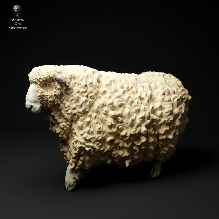 Produktfoto Tier Figur Diorama, Modellbau: 0: Bauernhof Tier Figuren: Schaf - gehendes Schaf 1