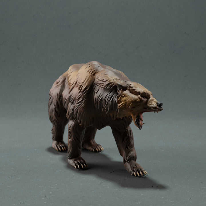 Product photo animal figure Animal Den Miniatures 2: Wild animal figure: Grizzly Bear (22_10_17)