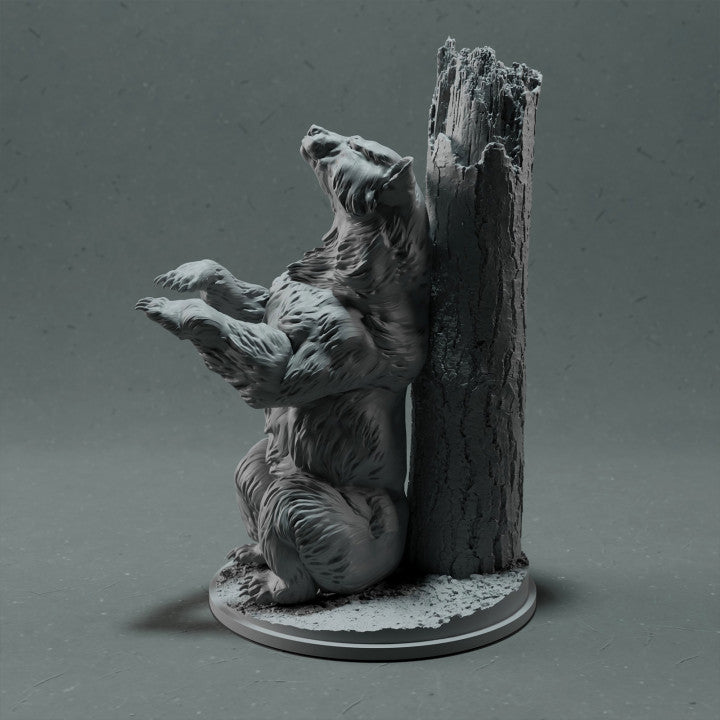 Produktfoto Tierfigur Animal Den Miniatures 0: Wildtier Tierfigur: Grizzlybär - sich kratzend (22_10_11)